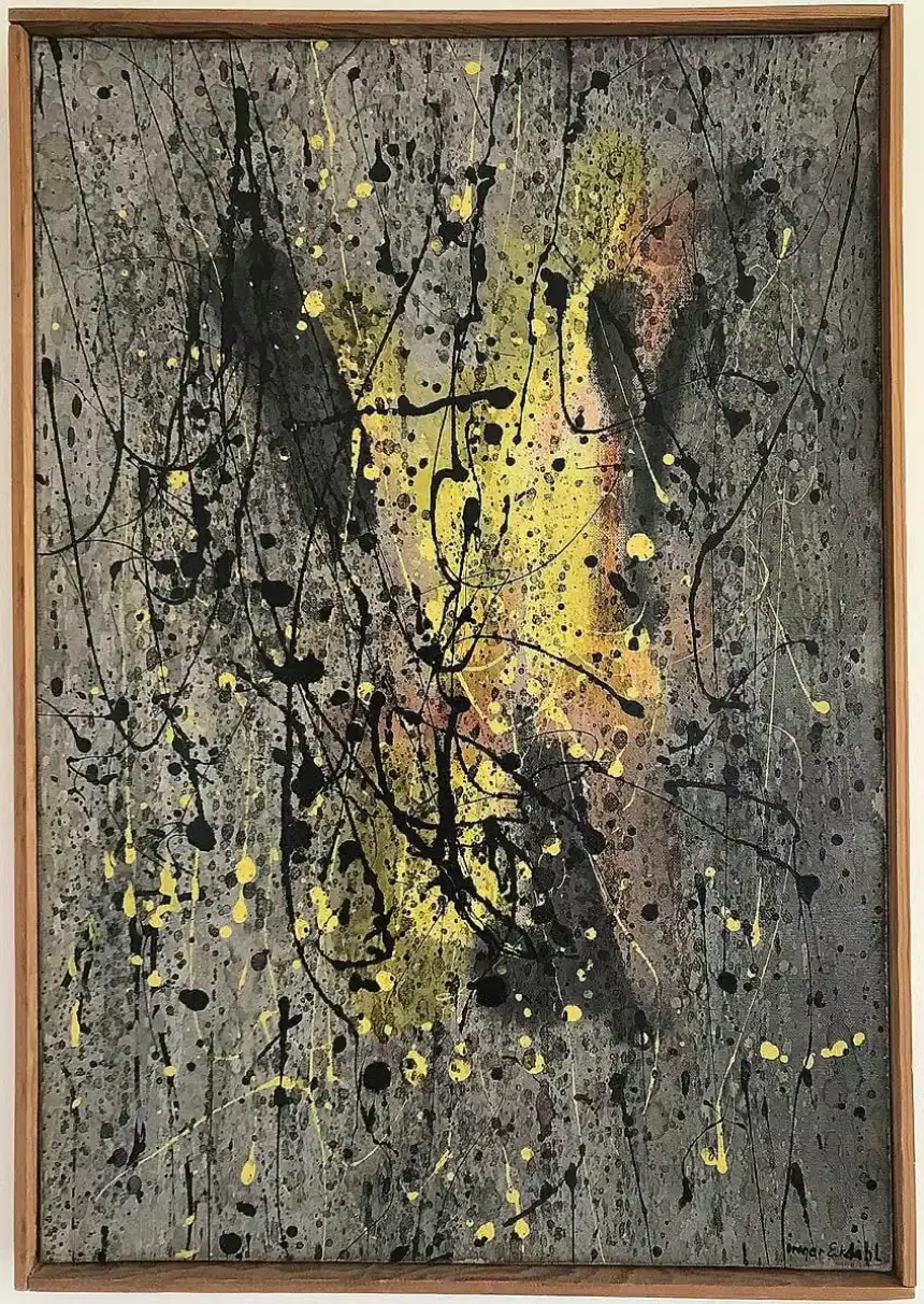 Expresionismo abstracto sin título" (1960)