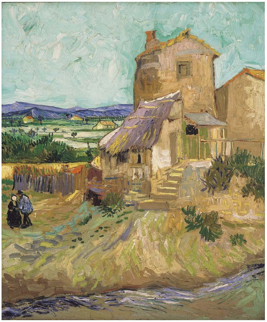 El viejo molino (1888) de Vincent van Gogh.