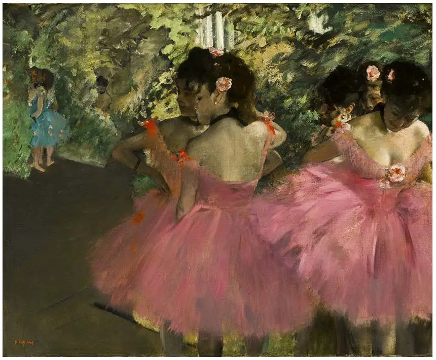 Arte del artista de la clase de ballet de Edgar Degas