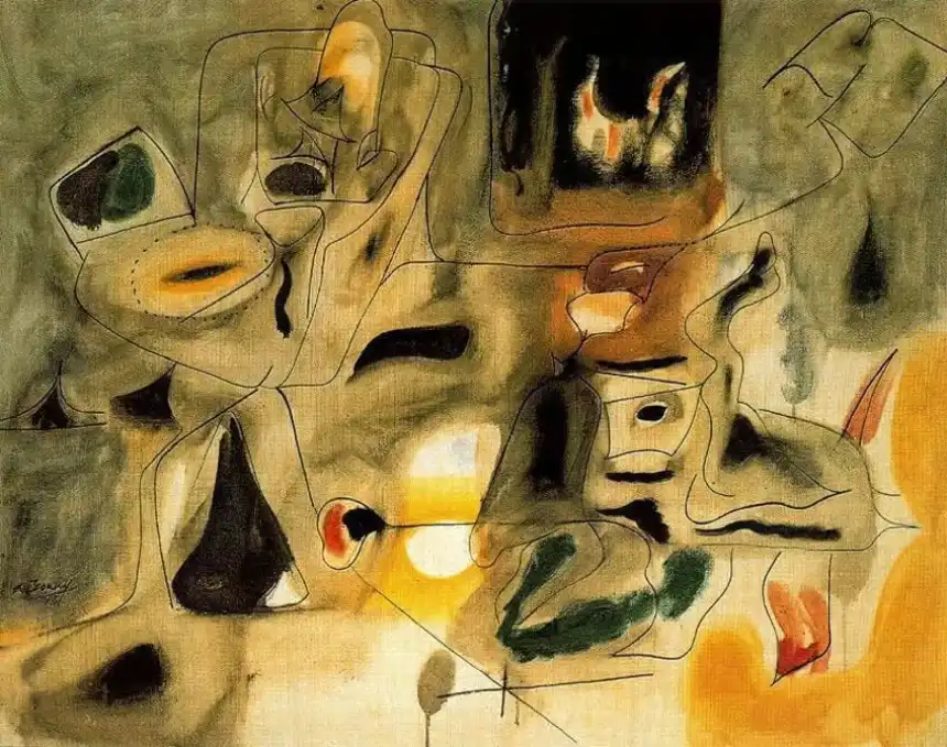 Arte modernista abstracto - Buena Esperanza II (Pastoral) (1945), Arshile Gorky