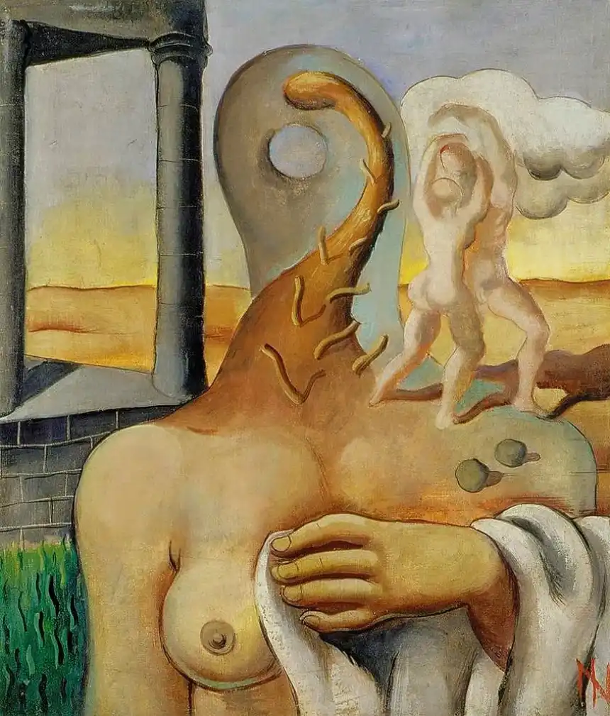 Arte modernista surrealista - "Desejo de amor" ("Longing for Love", 1932) de Ismael Nery