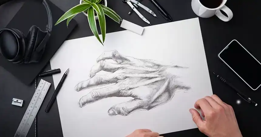 Cómo dibujar manos