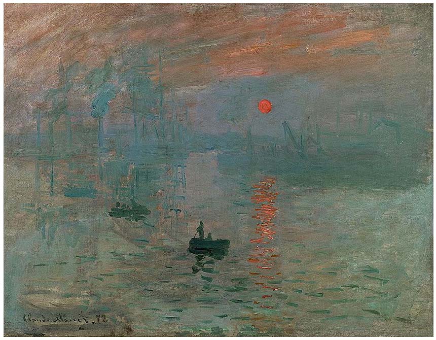 Impresión, amanecer 1872 de Claude Monet