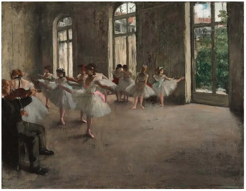 Ensayo de ballet de Degas de Edgar Degas (1873)