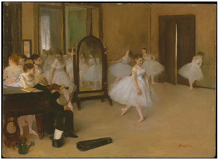 Clase de baile (1871/1872) de Degas Edgar