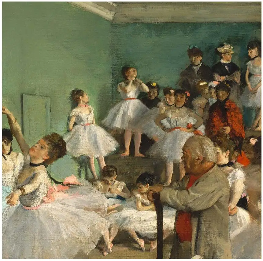 Análisis de las Clases de baile de Edgar Degas