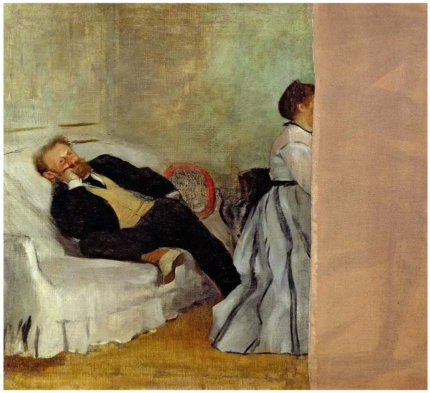 Edgar Degas y Édouard Manet