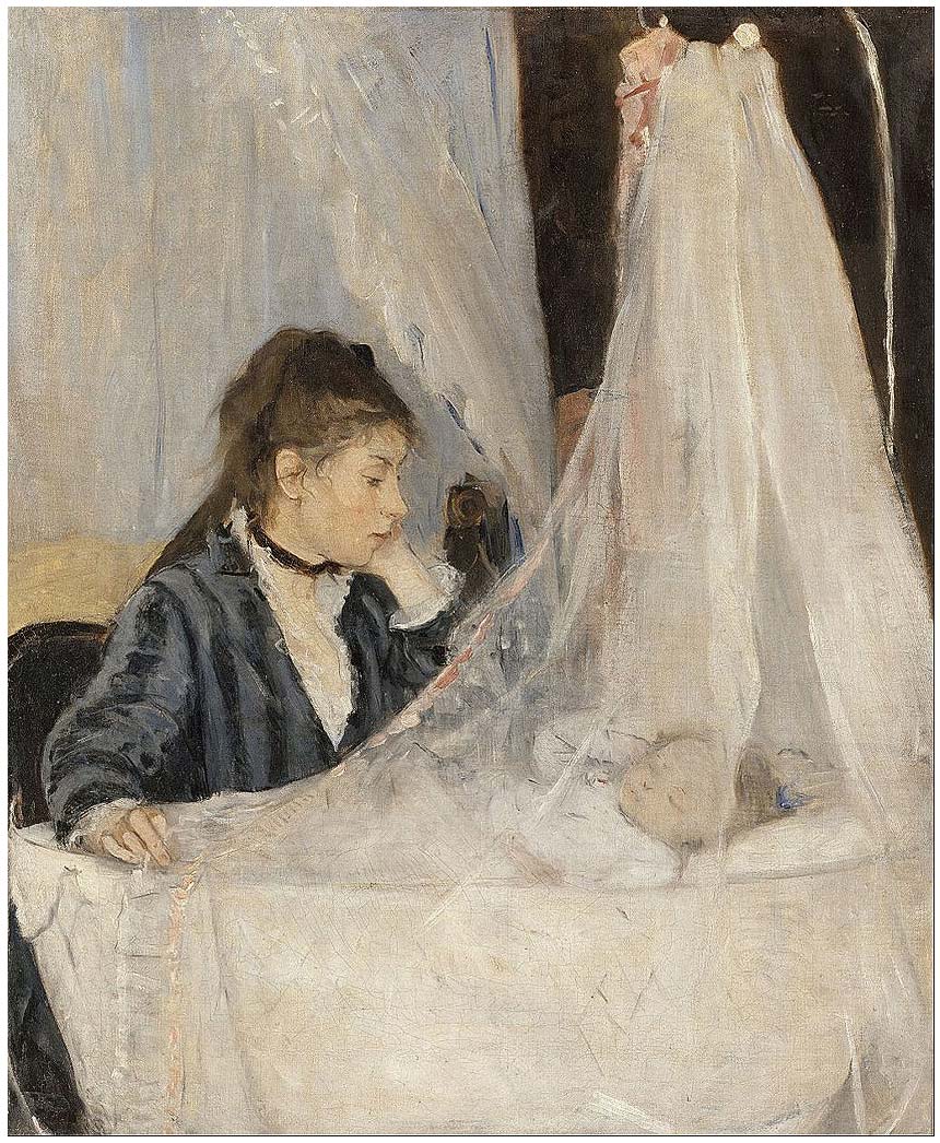 La cuna 1872 de Berthe Morisot
