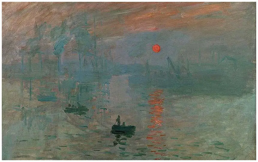 Impresión, Amanecer de Claude Monet