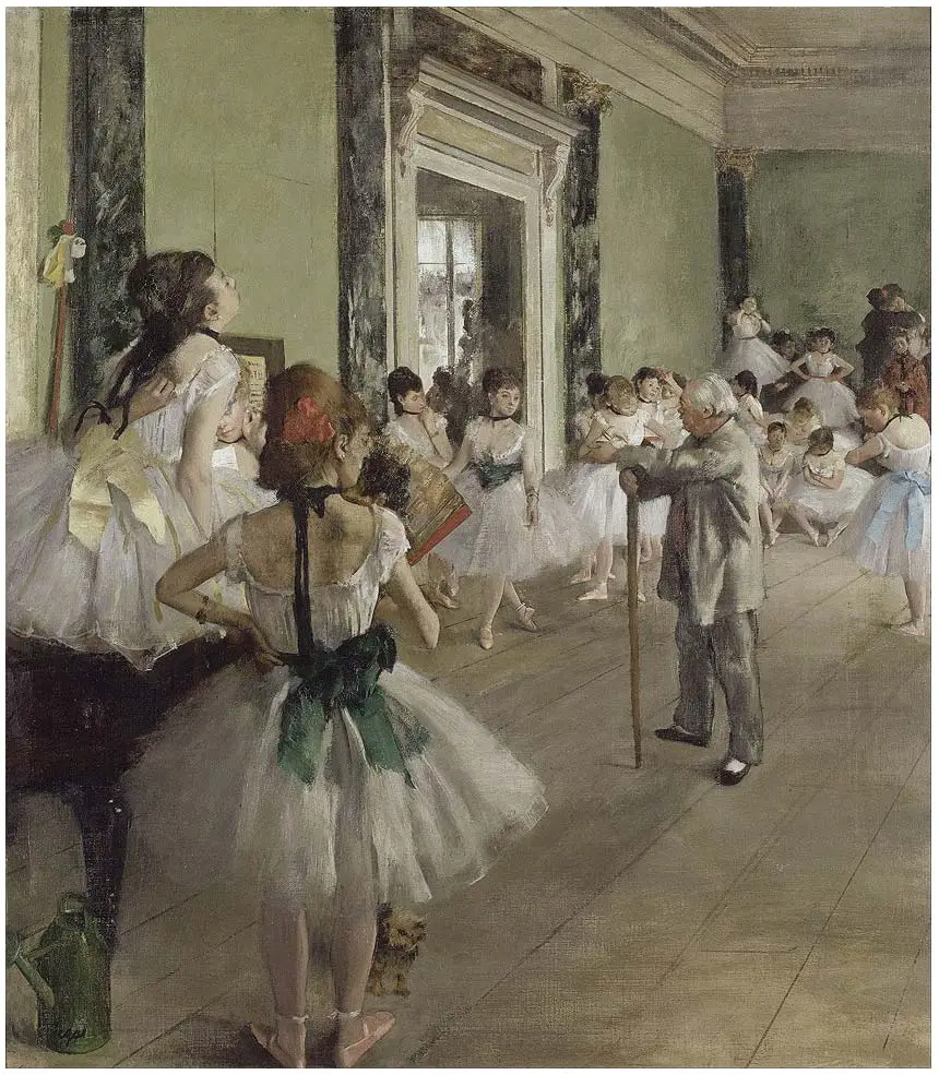 La Clase de ballet de Edgar Degas (1871-1874)