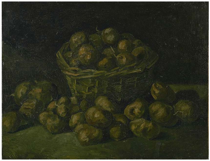 Cesta de patatas (1885) de Vincent van Gogh