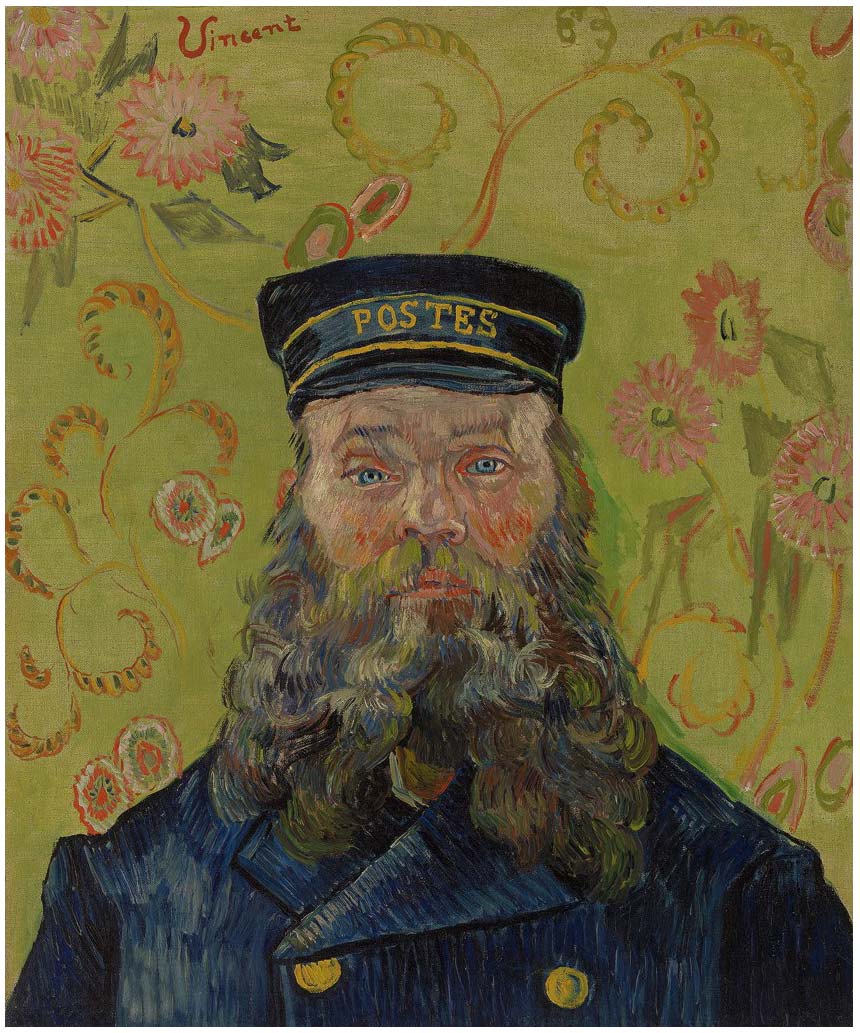 El cartero (Joseph-Étienne Roulin) (1889) de Vincent van Gogh