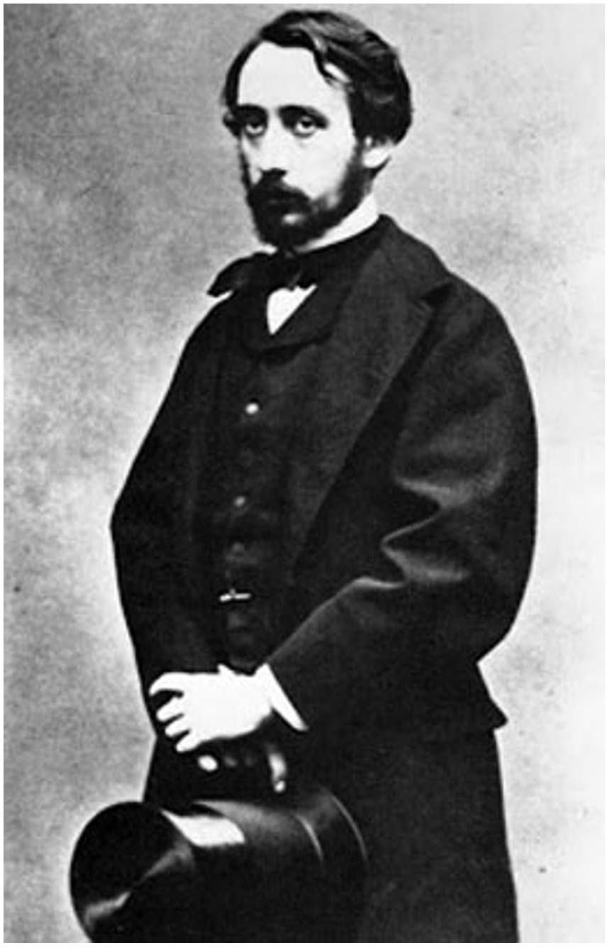 Retrato del pintor francés Edgar Degas