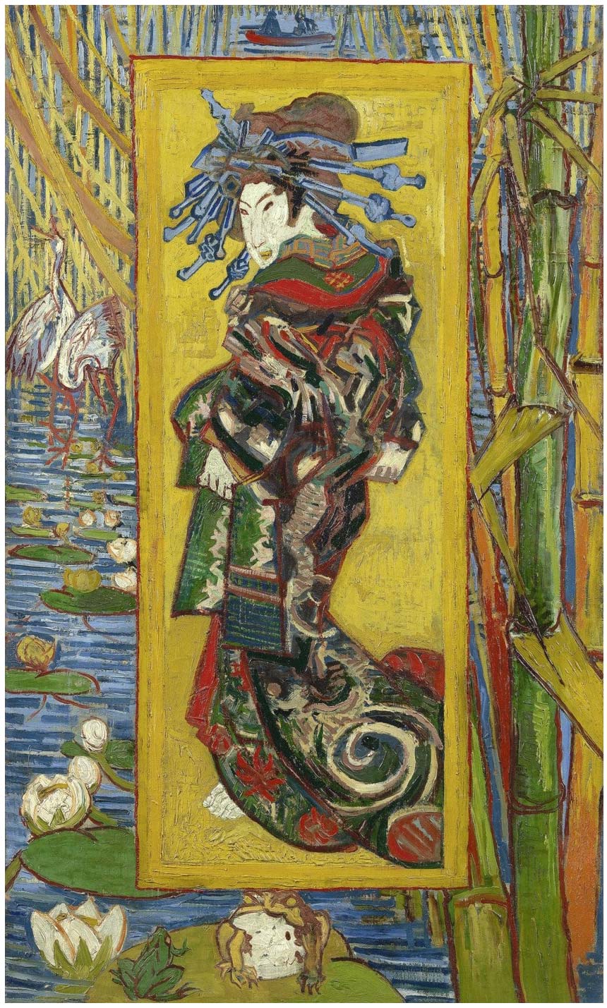 La cortesana (según Eisen) (1887) de Vincent van Gogh