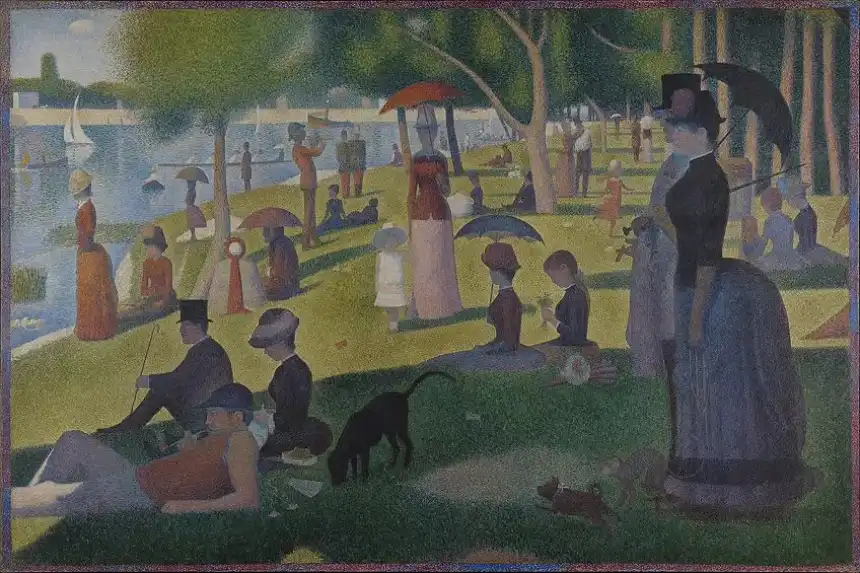 Arte popular modernista - Un domingo en la Grande Jatte (1884) de Georges Seurat
