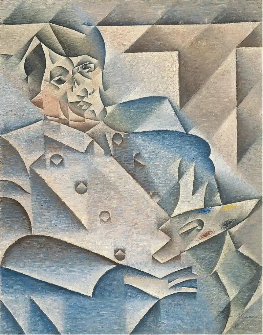 Famoso cuadro cubista / Retrato de Pablo Picasso (1912) 