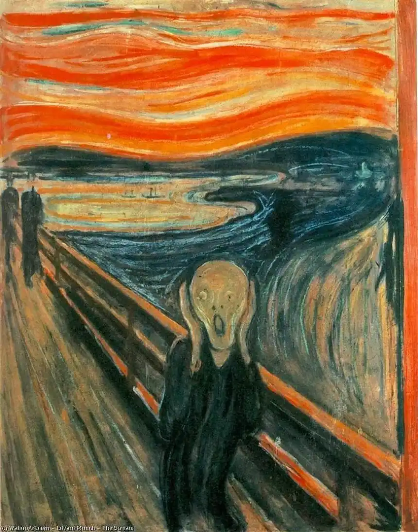 El grito (1893) / Pinturas de esquizofrenia