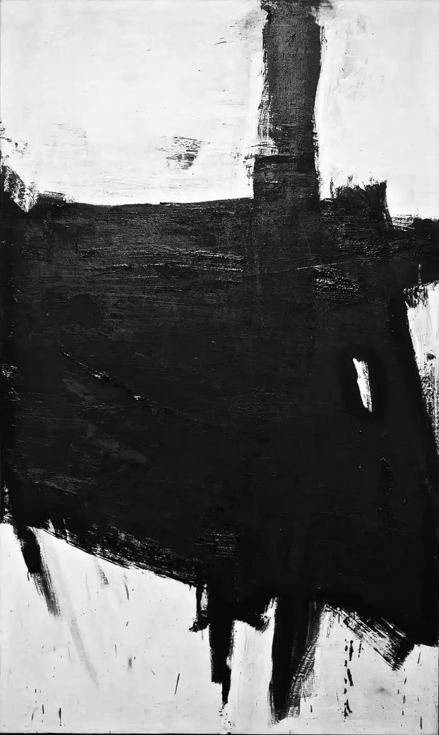 Pinturas expresionistas abstractas conocidas Sabra (1966) de Franz Kline