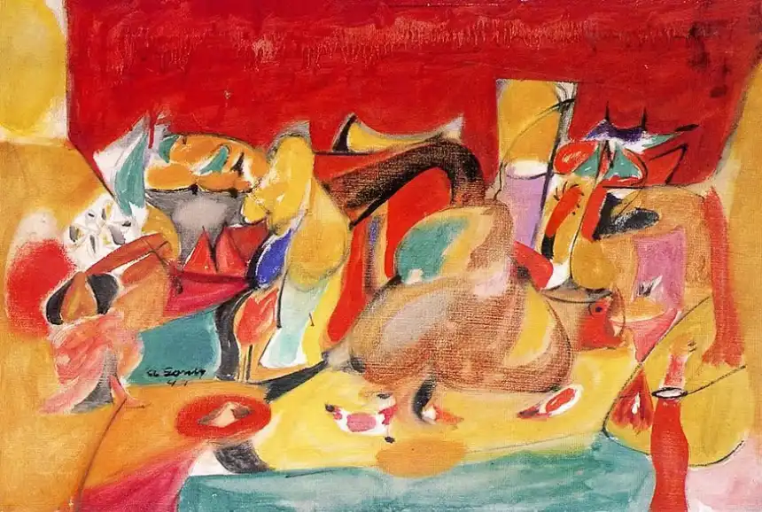 Cuadro expresionista abstracto de Arshile Gorky