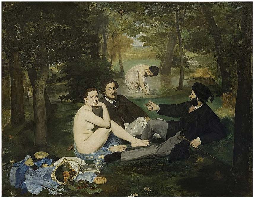 Almuerzo sobre la hierba, 1863 de Édouard Manet