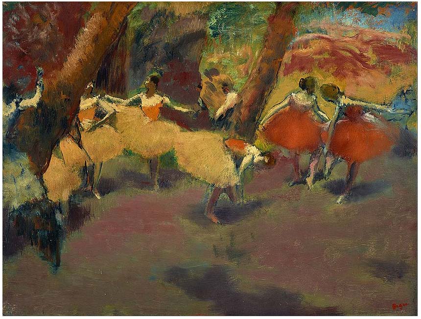 Antes de la actuación de Edgar Degas (1896)
