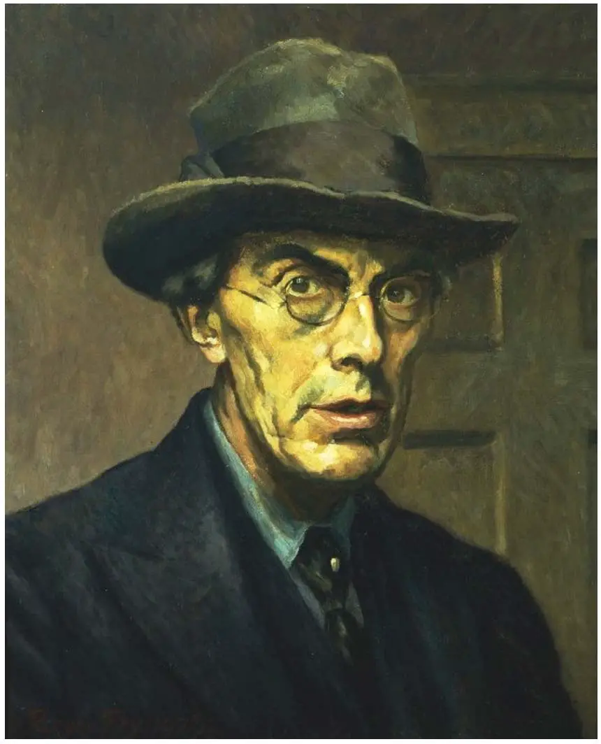 Autorretrato de Roger Frye (1928), el hombre que inventó el "postimpresionismo"