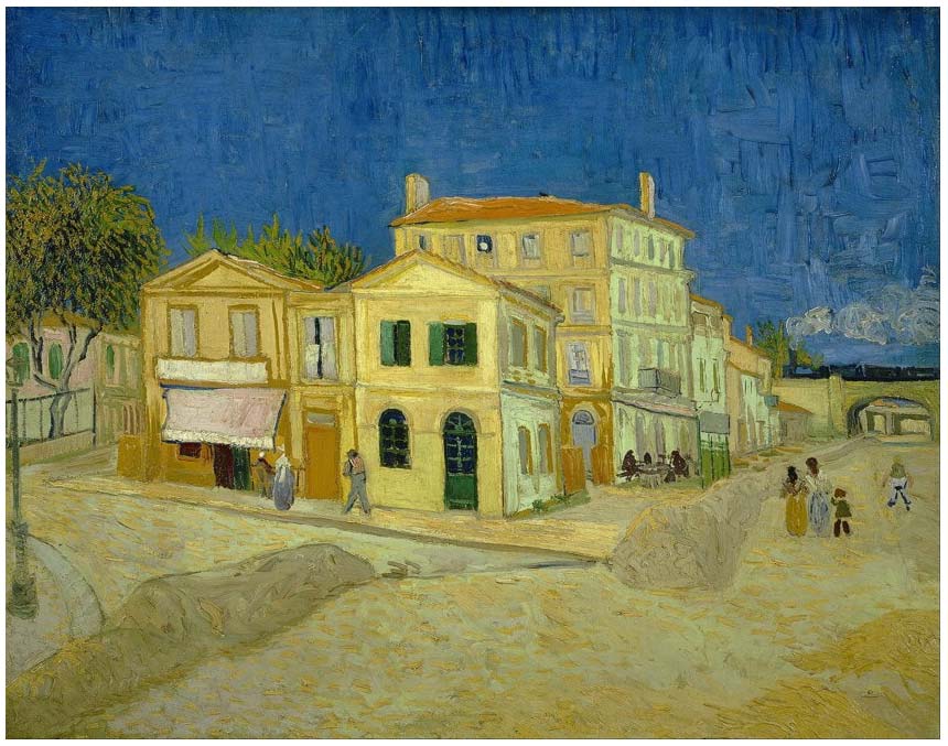 La casa amarilla (“La calle”) (1888) de Vincent van Gogh