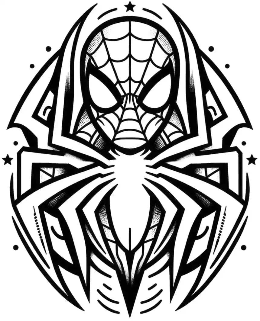 Spider-man pagina colorear