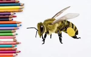 Dibujo de una abeja paso a paso