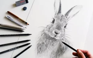 Como dibujar la cara de un conejo
