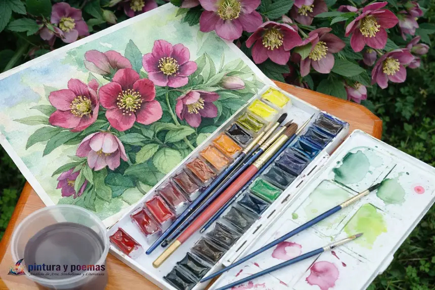 Pinturas de acuarela profesionales