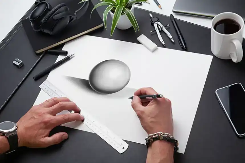 Cómo Dibujar Una Esfera – Tutorial Fácil De Seguir De Dibujo De Esferas