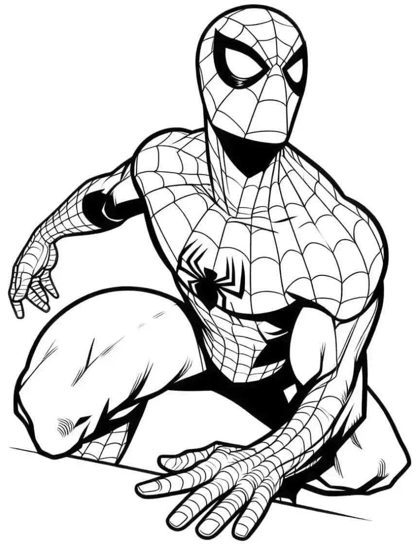 Spider-man para colorear